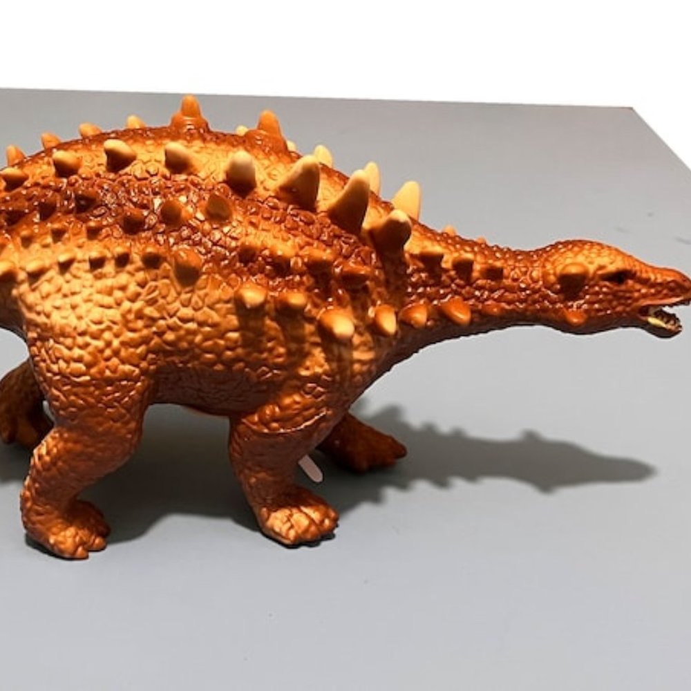 Soft Rubber Dinosaur Toy Ankylosaurus Easter Gift for Boys Girls Toddlers Kids A